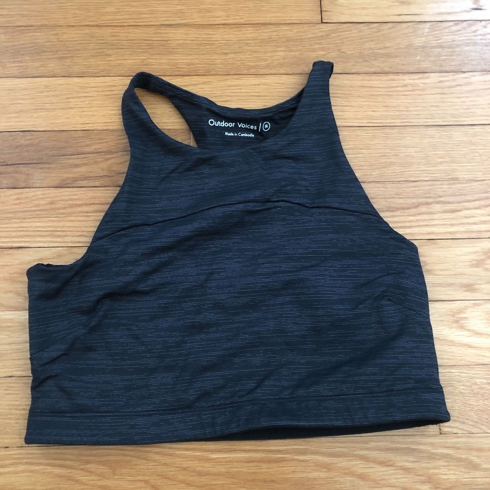 GUC Outdoor Voices TechSweat Crop Top in Night